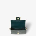FENDI Baguette® Mini English green stingray leather bag - Image 5
